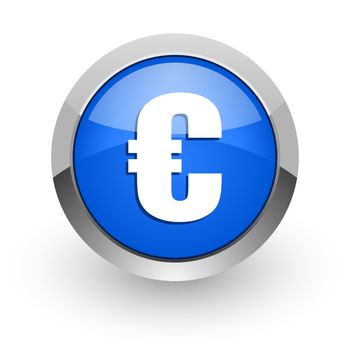 blue glossy web icon