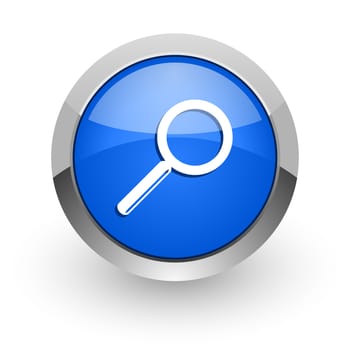 blue glossy web icon