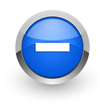blue glossy web icon