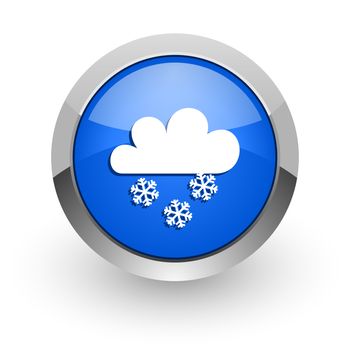 blue glossy web icon