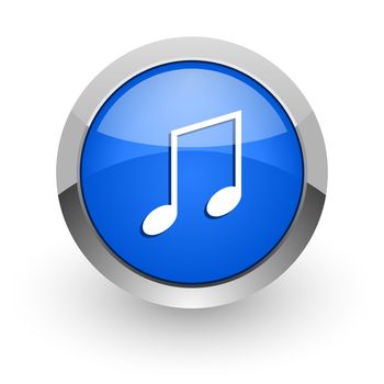 blue glossy web icon