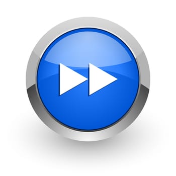 blue glossy web icon