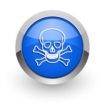 blue glossy web icon