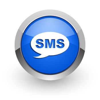 blue glossy web icon