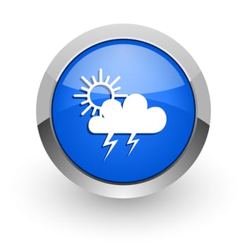 blue glossy web icon