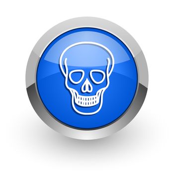 blue glossy web icon