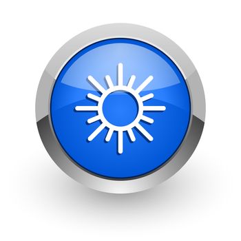 blue glossy web icon