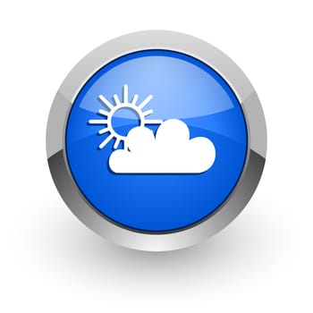 blue glossy web icon