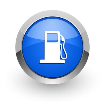 blue glossy web icon