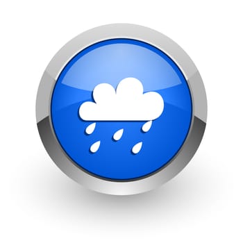 blue glossy web icon