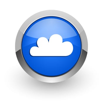 blue glossy web icon