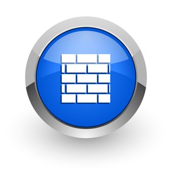 blue glossy web icon