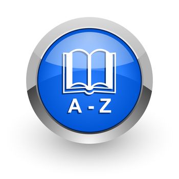 blue glossy web icon