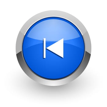 blue glossy web icon