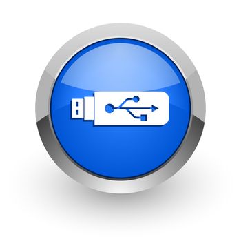 blue glossy web icon