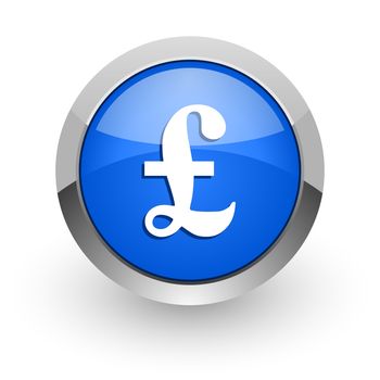 blue glossy web icon