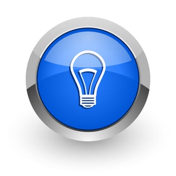 blue glossy web icon