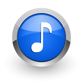 blue glossy web icon