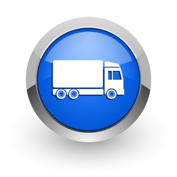 blue glossy web icon