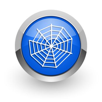 blue glossy web icon