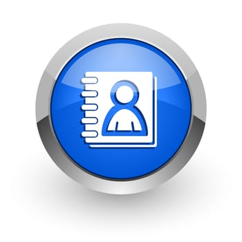 blue glossy web icon