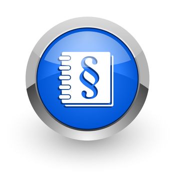 blue glossy web icon