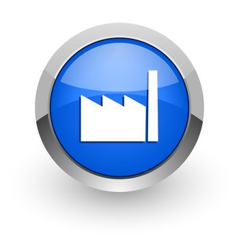blue glossy web icon