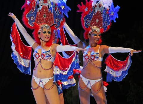 Entertainers performing on stage at a carnaval in Playa del Carmen, Mexico
08 Feb 2013
No model release
Editorial only