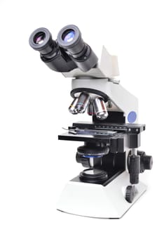 microscope isolated on white background