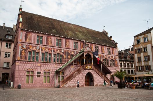 Old town hall in Mulhouse - Alsace - France