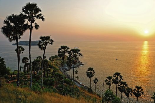 View of a Promthep cape. Phuket island, Thailand