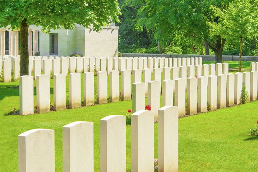 New British Cemetery world war 1 flanders fields