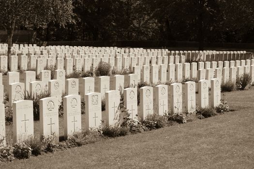 Buttes New British Cemetery world war 1