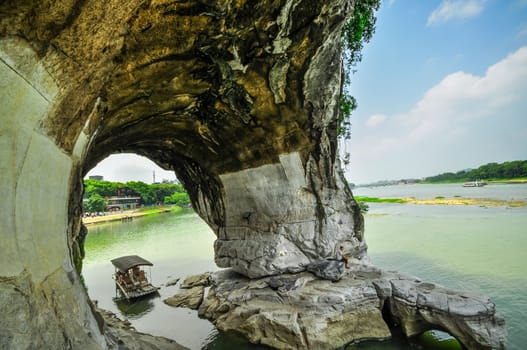 Guillin Seven Star Park and Karst rocks Yangshuo China.