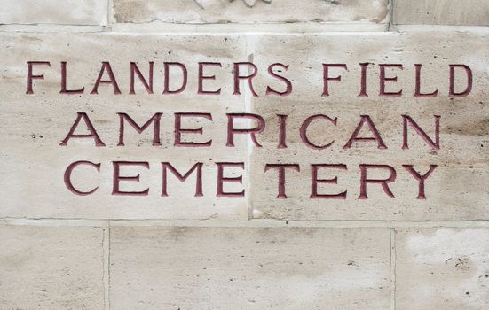 American cemetery Flanders field Belgium Waregem