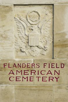 American cemetery Flanders field Belgium Waregem