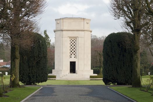 American cemetery Flanders field Belgium Waregem