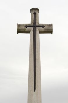 Flanders memorial cross cemetery remembering Great War