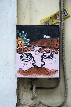 Young art that adorns the outside areas in Veliko Tarnovo 