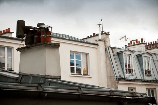 roofs of Paris at Montmartre