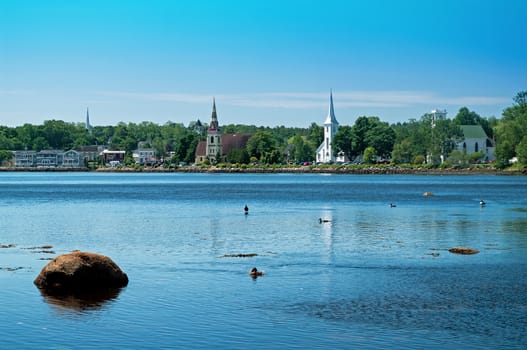 Churches in Mahone Bay Nova Scotia