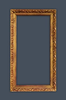 vintage picture frame, gold plated.