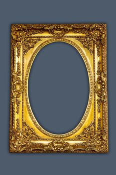 vintage picture frame, gold plated.