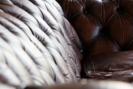 Close up of luxury leather