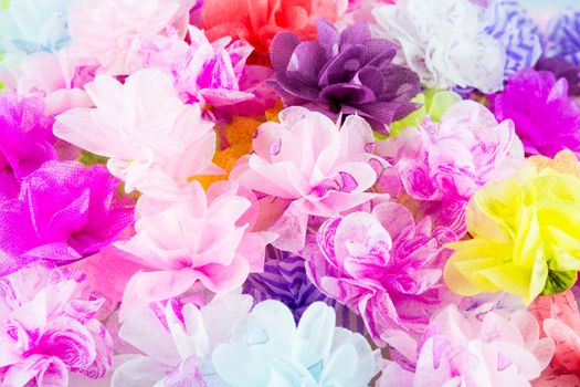 Pink Paper Flowers texture for your background
