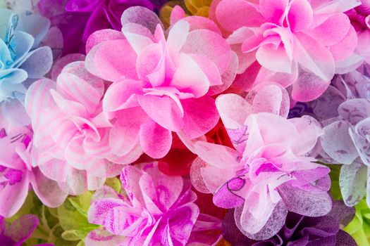 Pink Paper Flowers texture for your background