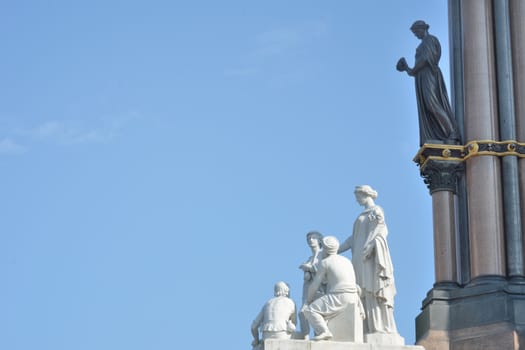 Sculpture detail at albert memorial