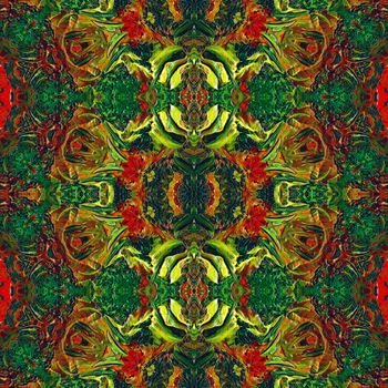 Seamless background, artistic abstract colorful pattern, painting in oils