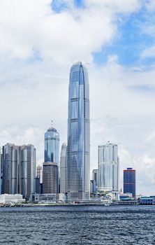 Modern Buildings in Hong Kong finance district