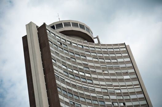 Mulhouse - France - 27 th July 2014 - European tower in Mulhouse